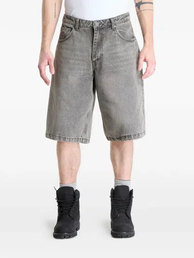 Karl Kani Belt-loops Shorts In Gray
