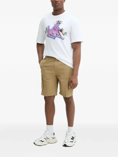 Karl Kani Cargo Pocket Shorts In Neutral