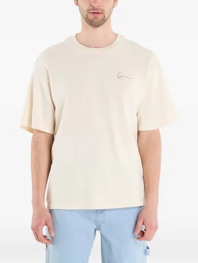 Karl Kani Cotton T-shirt In Neutral