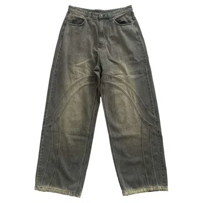 Karl Kani Jeans  Og Washed Wavy Seams In Green