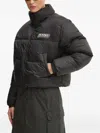 Karl Kani Logo-patch Puffer Jacket In Blue
