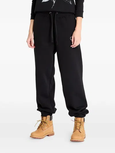 Karl Kani Logo-embroidered Track Pants In Black