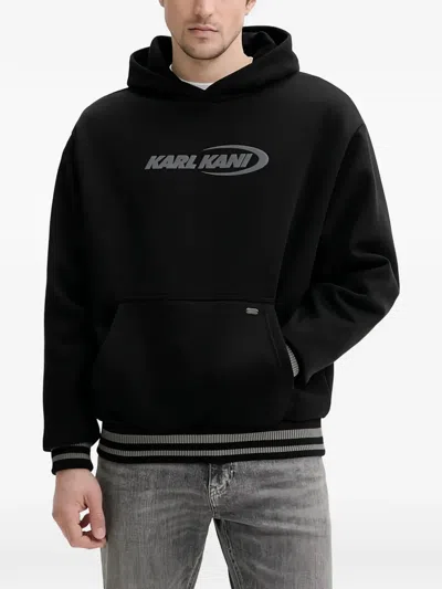 Karl Kani Logo-print Hoodie In Black