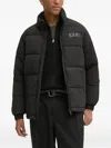 Karl Kani Long-sleeve Puffer Jacket In Black