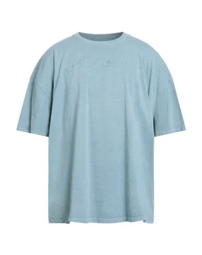 Karl Kani Man T-shirt Slate Blue Size Xl Cotton In Multi