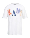 KARL KANI KARL KANI MAN T-SHIRT WHITE SIZE S COTTON