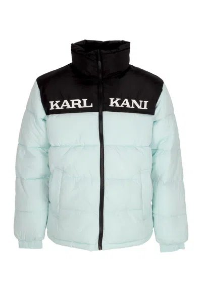 Karl Kani Men's Down Jacket Retro Essential Puffer Jacket Light Blue