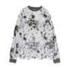 Karl Kani Men's Lightweight Crewneck Sweatshirt Small Signature Pixelprint Crew Grey In Grey