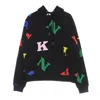 Karl Kani Men's Retro Logo Hoodie Black/multi In Black/multi