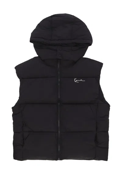 Karl Kani Men's Small Signature Puffer Vest Black