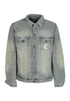 Karl Kani Og Os Padded Denim Jacket Men's Jeans Jacket Blue Sand In Blue Sand