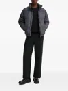 Karl Kani Quilted Puffer Jacket In Gray