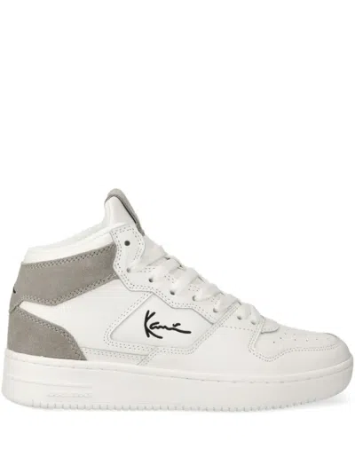 Karl Kani Signature-panel High-top Trainers In White