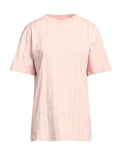 Karl Kani Woman T-shirt Blush Size M Cotton In Neutral