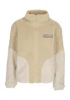 Karl Kani Women's Bear W Sport Patch Teddy Block Track Jacket Sand/light Sand In Neutral