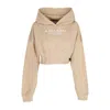 Karl Kani Women's Cropped Hoodie W Corset Hoodie Sand In Sand