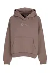 Karl Kani Women's Hoodie W Small Signature Essential Os Hoodie Taupe