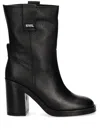 Karl Lagerfeld 100mm Brookyln Boots In 黑色