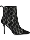 Karl Lagerfeld 100mm Sarabande Boots In Black