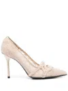 Karl Lagerfeld 100mm Sarabande Sandals In Neutrals