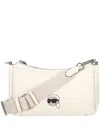 Karl Lagerfeld Black Leather Crossbody Bag
