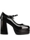 Karl Lagerfeld Woman Pumps Black Size 10 Soft Leather In Black