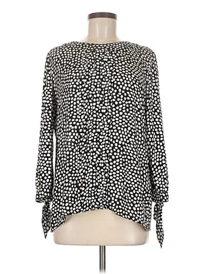 Pre-owned Karl Lagerfeld 3/4 Sleeve Blouse In Black