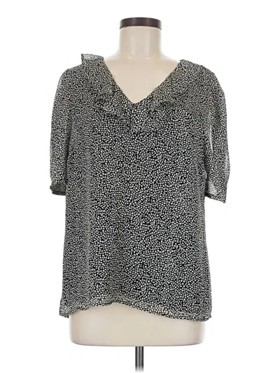Pre-owned Karl Lagerfeld 3/4 Sleeve Blouse In Gray