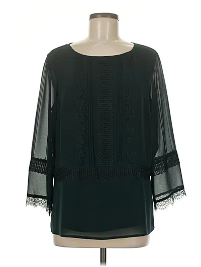 Pre-owned Karl Lagerfeld 3/4 Sleeve T-shirt In Blue