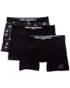 Karl Lagerfeld 3pk Boxer Brief In Black