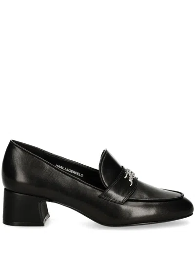 Karl Lagerfeld 45mm Bonnie Pumps In Black