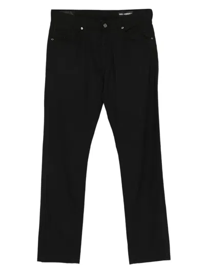 Karl Lagerfeld 5-pocket Trousers In Black