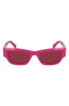Karl Lagerfeld 52mm Rectangular Sunglasses