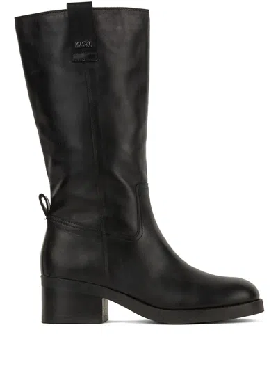 Karl Lagerfeld 55mm Brooklyn Boots In Black
