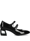 Karl Lagerfeld 55mm Leather Pumps In Black