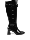 Karl Lagerfeld 60mm Beata Autograph Tall Boots In Black