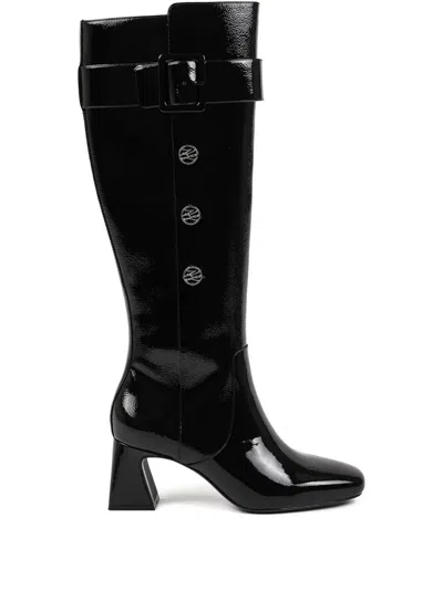 KARL LAGERFELD 60MM BEATA AUTOGRAPH TALL BOOTS