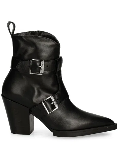 Karl Lagerfeld 70mm Kowboy Boots In Black