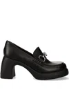 Karl Lagerfeld 75mm Leather Pumps In Black