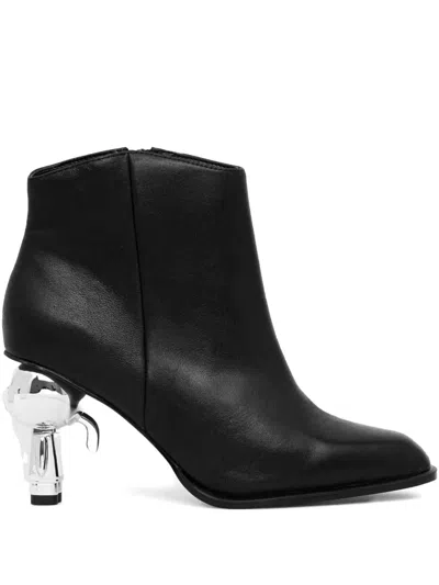 Karl Lagerfeld 80mm Ikon Island Boots In Black