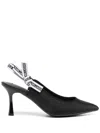 Karl Lagerfeld 80mm Sienna Ribbon Pumps