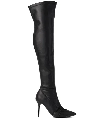 Karl Lagerfeld 90mm Sarabande Stretch Over-the-knee Boots In Black