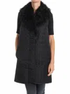 Karl Lagerfeld Wool Blend Coat In Azul