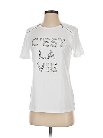 Pre-owned Karl Lagerfeld Active T-shirt In White