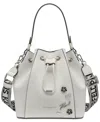 Karl Lagerfeld Adele Bucket Bag In White