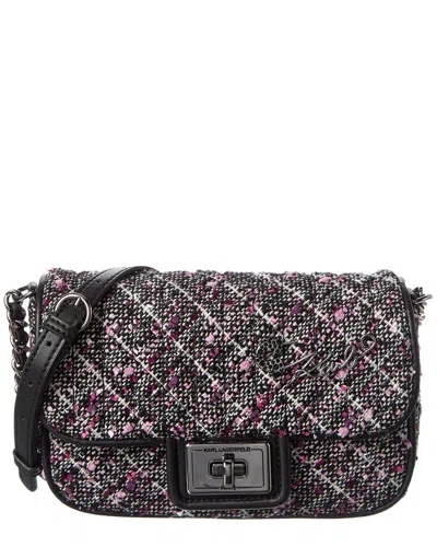 Karl Lagerfeld Agyness Crossbody In Black