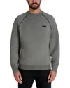 Karl Lagerfeld Air Scuba Crewneck Sweatshirt In Gray