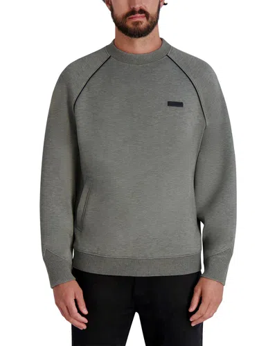 KARL LAGERFELD KARL LAGERFELD AIR SCUBA CREWNECK SWEATSHIRT