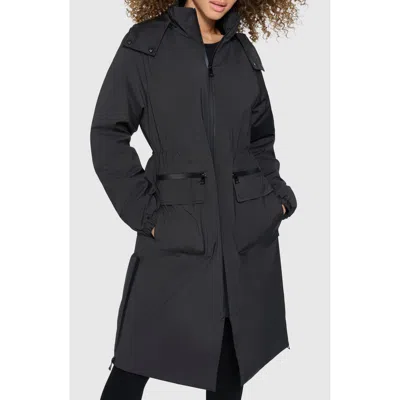 Karl Lagerfeld All Weather Parka In Black