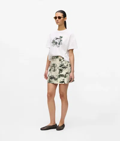 Karl Lagerfeld All-over-print Mini Skirt In Multi